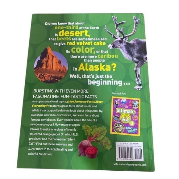 5,000 Awesome Fact About Everything 3 Kids book - Picture 3 of 3